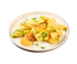 Печени билкови картофи